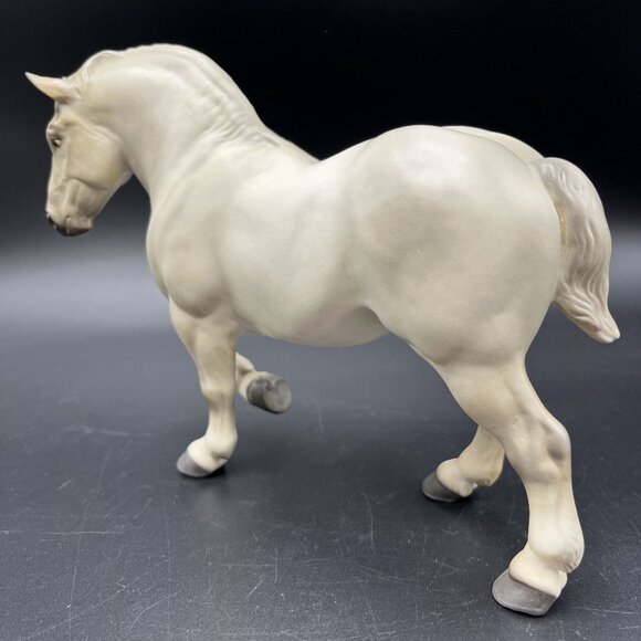 Hagen Renaker DW Percheron Draft Crusader Ceramic Horse Figurine Old Monrovia - Picture 8 of 15